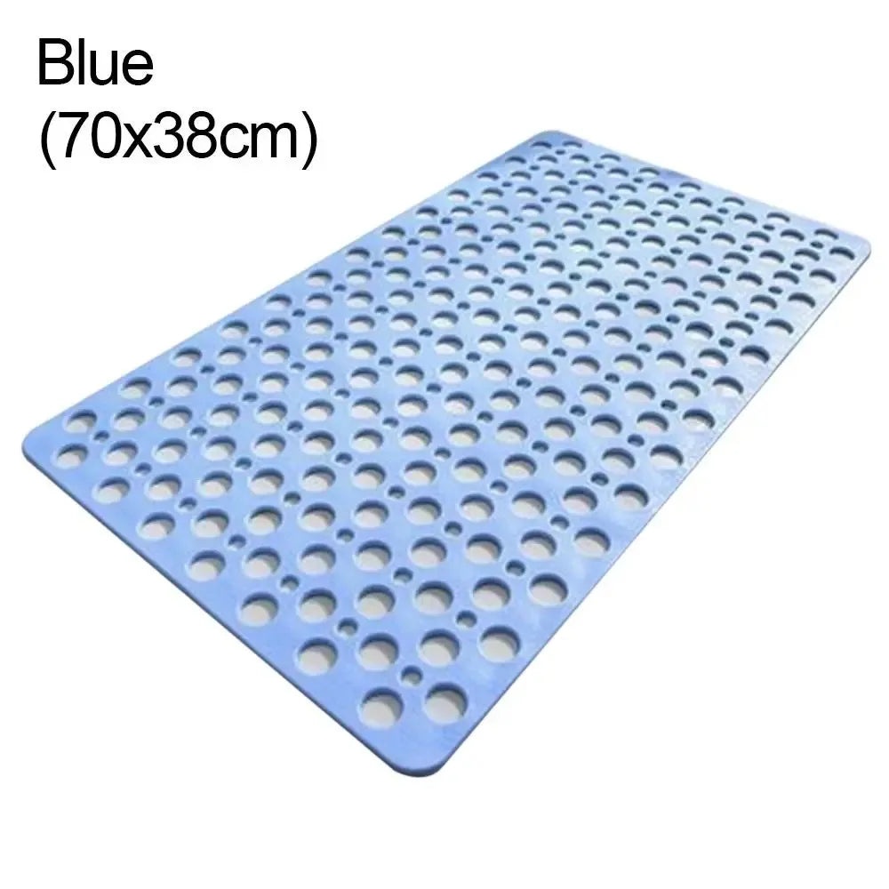 Non-Slip Bath Mat with Drain Holes & Suction Cups – Safe, Clean, and Comfortable