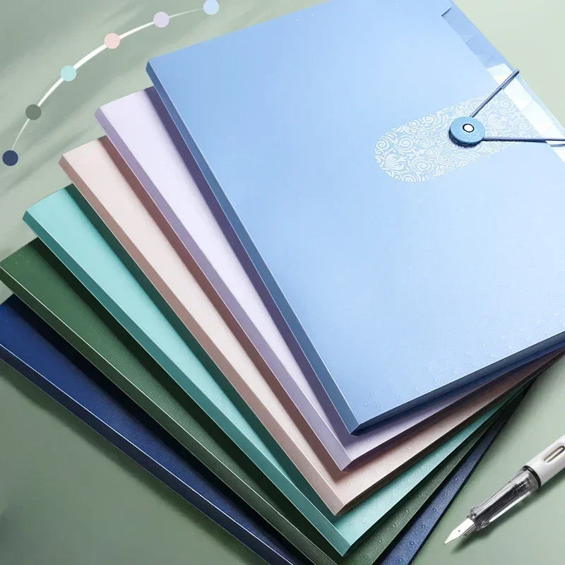 Portable Document Organizer for Office & Home - A4 12-Pocket Expanding File Folder