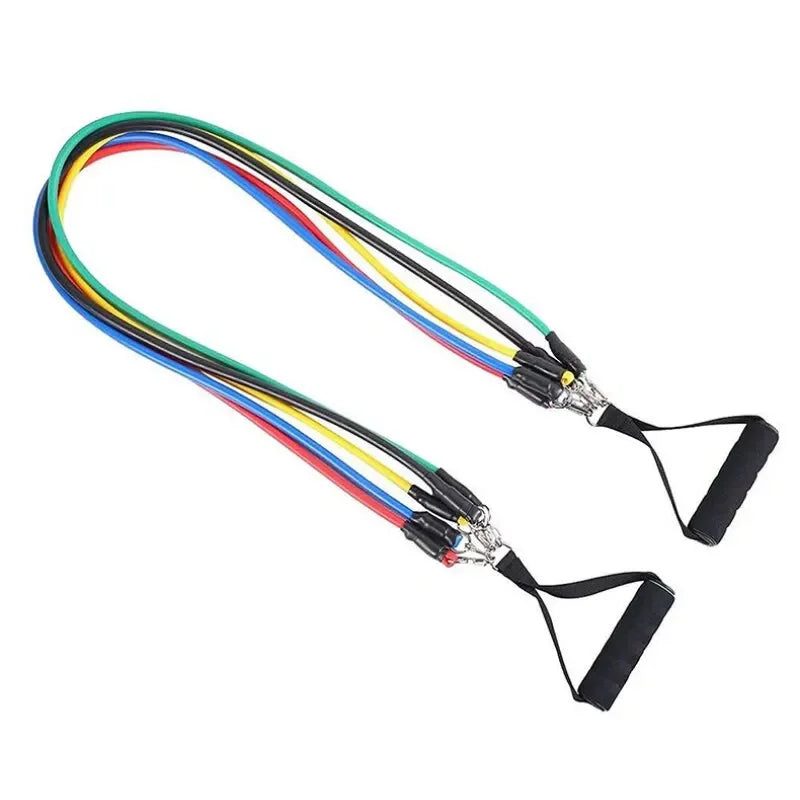 11 pcs Resistance Bands Set – Portable Fitness Equipment for Full-Body Workouts