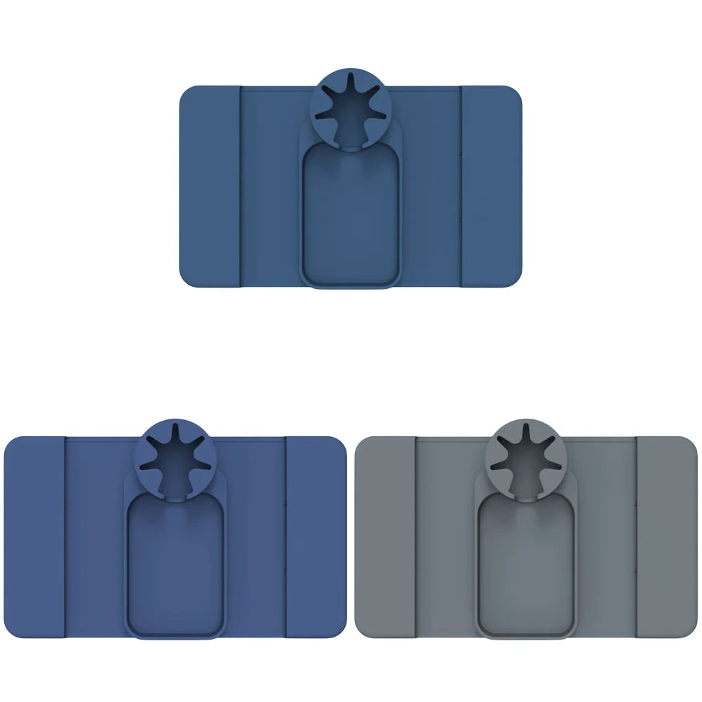 Silicone Couch Cup Holder with Side Pockets – Armrest Organizer for Remote, Drinks, and More