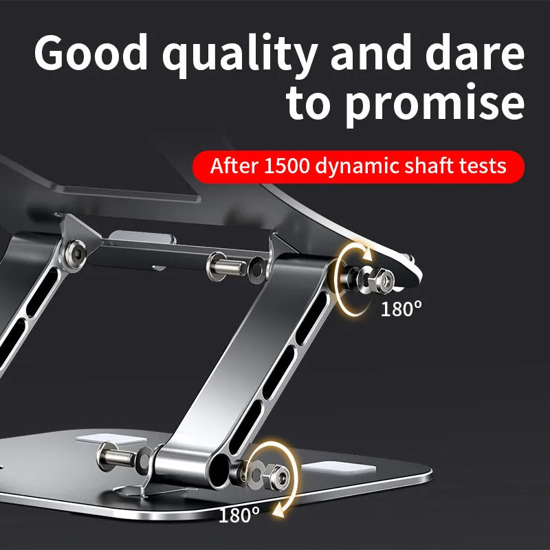 Adjustable Aluminum Alloy Laptop and Tablet Stand
