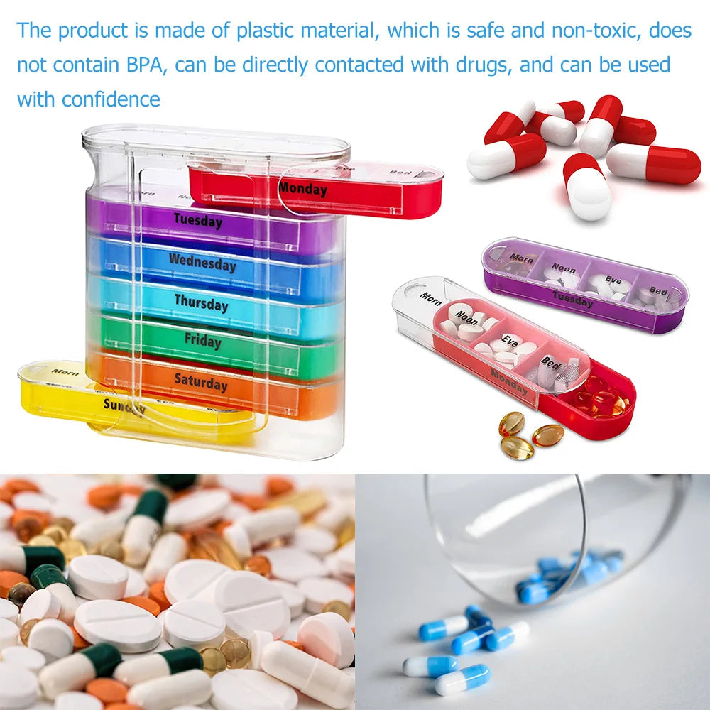 Weekly Pills Organizer for Seniors