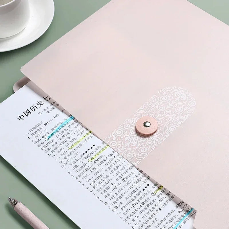 Portable Document Organizer for Office & Home - A4 12-Pocket Expanding File Folder