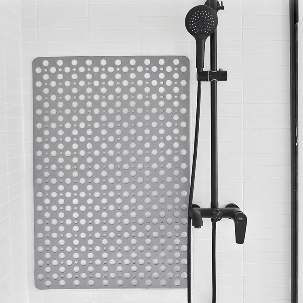 Non-Slip Bath Mat with Drain Holes & Suction Cups – Safe, Clean, and Comfortable