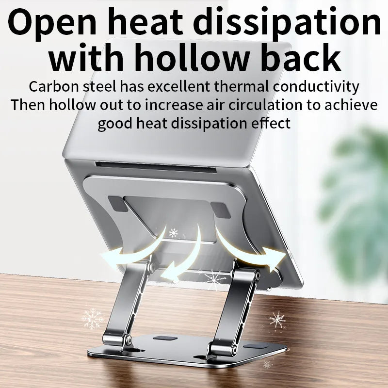 Adjustable Aluminum Alloy Laptop and Tablet Stand