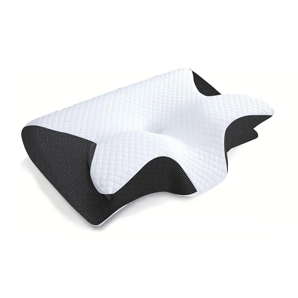 Memory Foam Cervical Pillow – Ergonomic Contour Pillow for Neck Pain Relief & Better Sleep