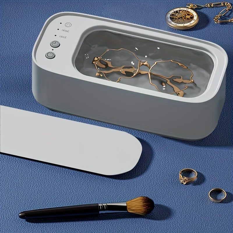 Ultrasonic Glasses & Jewelry Cleaner - 45KHZ High-Frequency Cleaning Machine