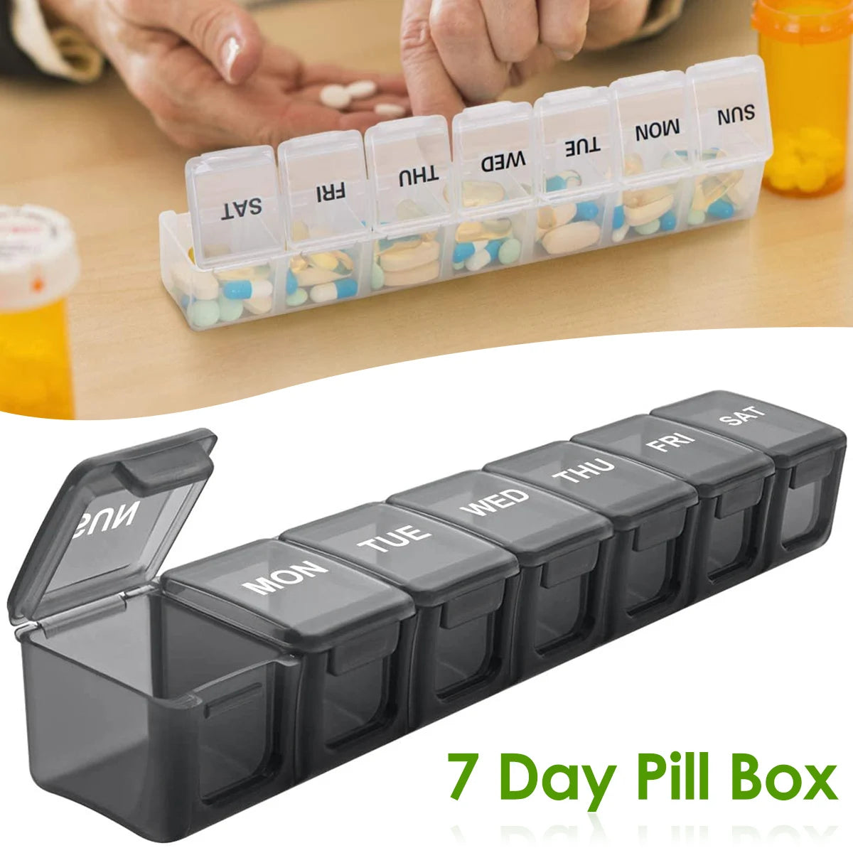 Weekly Pills Organizer for Seniors