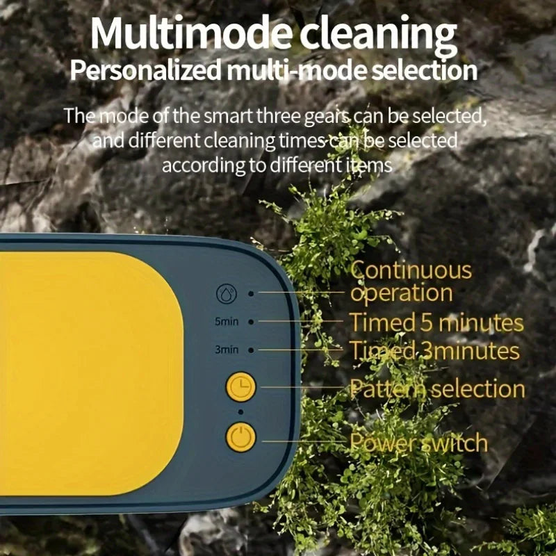Ultrasonic Glasses & Jewelry Cleaner - 45KHZ High-Frequency Cleaning Machine