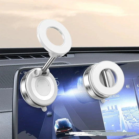 360° Rotating Vacuum Magnetic Car Phone Holder – New Model